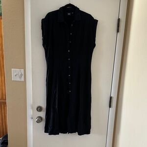 GAP Black Linen Dress